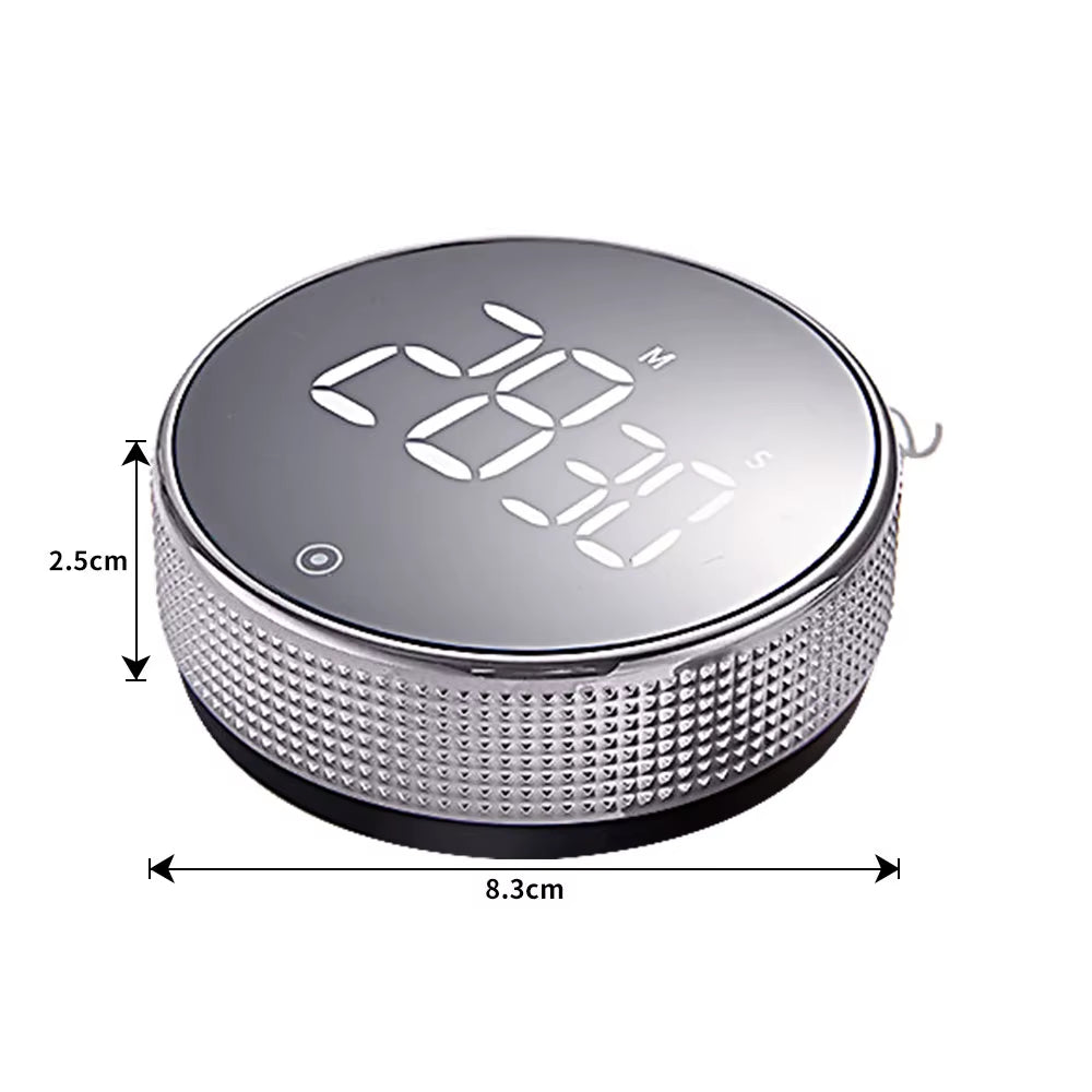 LED Digital Kitchen Timer Study Stopwatch Magnetic Electronic Cooking Countdown Clock LED Mechanical Remind Alarm Kitchen Gadget
